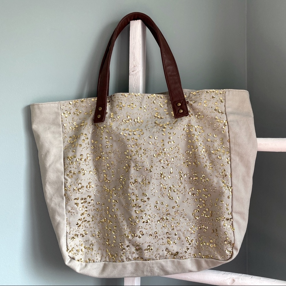 Gold sequence Target-Merona tote bag